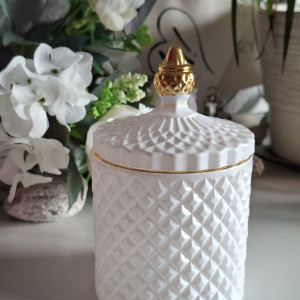 Świeca sojowa Biała Perła