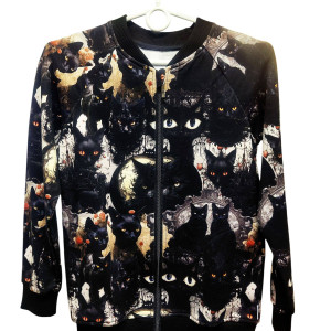 Bomberka czarne koty 140/146