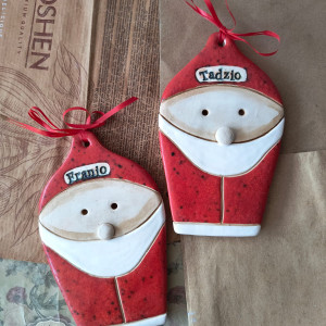 Zawieszki Mikołaja personalizowane