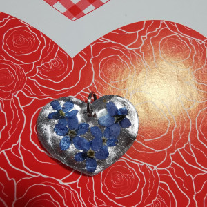 Wisiorek srebrne serce