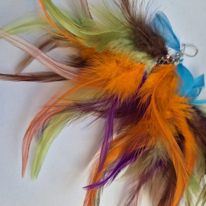 Kolczyki pióra  energetyczne leciutkie