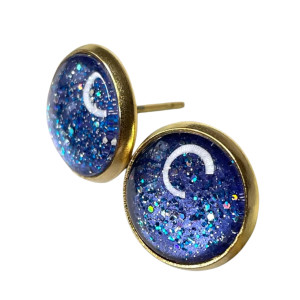 Pozłacane sztyfty z fragmentem nieba e31/b16