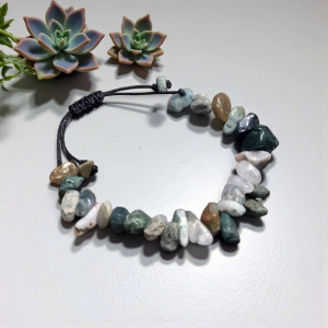 Bransoletka z agatu indyjskiego