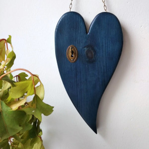 Dekoracyjne serce -„Myślę o Tobie”.