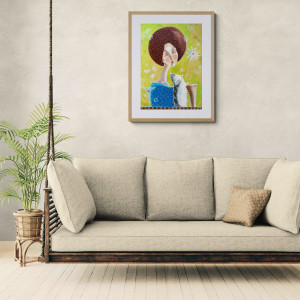 Giclee "Chwila spokojnej melancholii" 30x42 cm