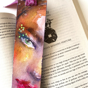 Zakładka papierowa Autumn ręcznie malowana akwarela