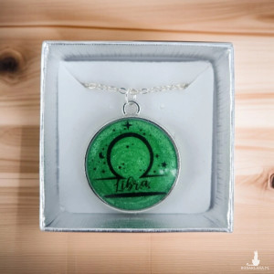 Ręcznie Robiony Naszyjnik Znak Zodiaku Waga