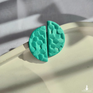 Kolczyki półksiężyce na sztyfcie