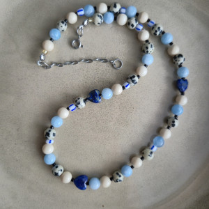 Niebieski naszyjnik BLUE Love