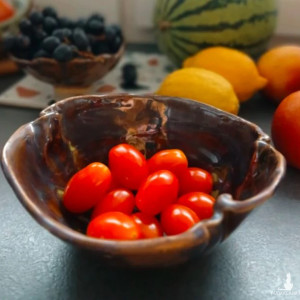 Ceramiczny liść talerz patera duża gliniana