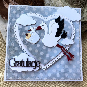 160,, Kartka na narodziny dziecka