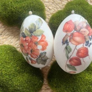 378,jajka-pisanki gęsie ,komplet w pudełku