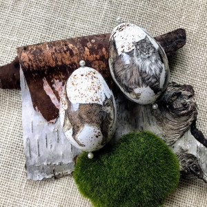 381,jajka-pisanki gęsie ,komplet w pudełku