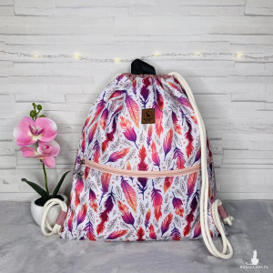 Plecak Worek Handmade Damski Lekki Pojemny | Polska