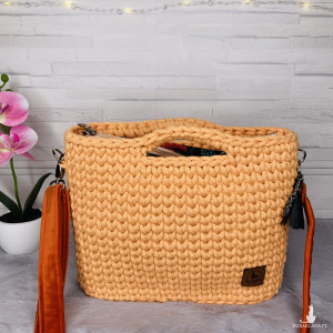 PROMOCJA Torebka Koszyk Handmade Pleciona Damska na Ramię | Polska