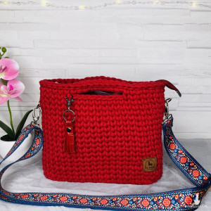 PROMOCJA Torebka Koszyk Handmade Pleciona Damska na Ramię | Polska