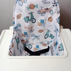 PODUSZKA, WKŁADKA DO KRZESEŁKA IKEA-ANTILOP-auta, skutery