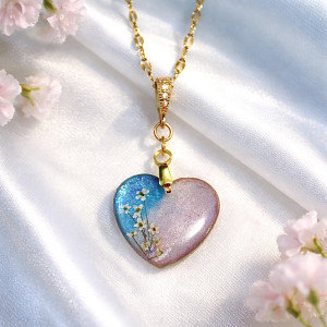 Serce Wiosny: Naszyjnik "Blask Kwitnącej Wiśni"