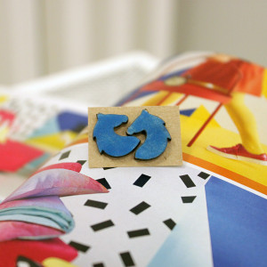 Drewniane kolczyki sztyfty  Koń