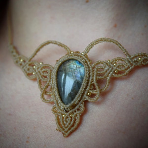 Naszyjnik z Labradorytem. Kamień Naturalny ☺️