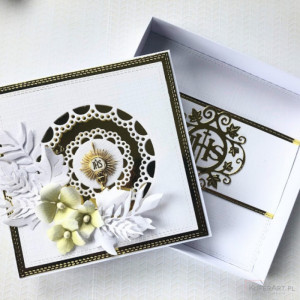 390,Komunia-Kartka w pudełku na Komunię świętą