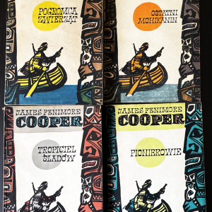 4 X JAMES FENIMORE COOPER - stare wydanie Ostatni Mohikanin...itd