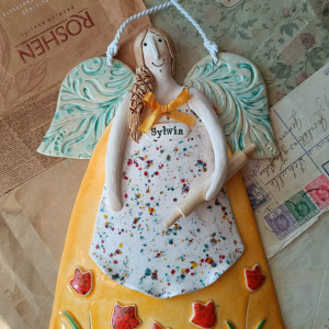 Personalizowany aniołek z wałkiem