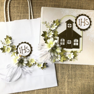 398,Komunia-Komplet komunijny kartka w pudełku do torebki