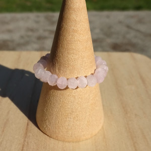 Pierścionek na gumce Kunzyt