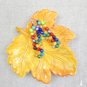 7049 Długie kolorowe kolczyki