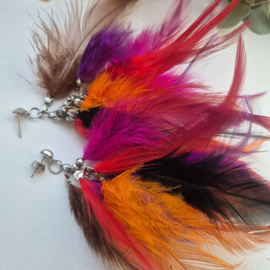 Kolczyki pióra energetyczne