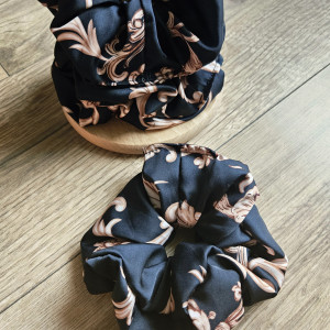 Gumka satynowa z miękkiej satyny we wzory akanty ornament ozdobne