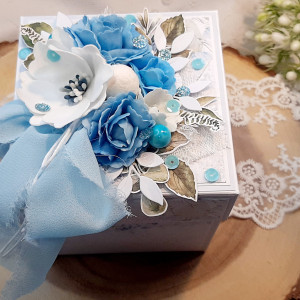 Exploding Box Komunijny dla chłopczyka