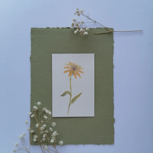 Letnie powroty. Oryginalna akwarela