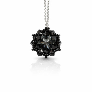 Czarny Naszyjnik "Night Fall Maxima"