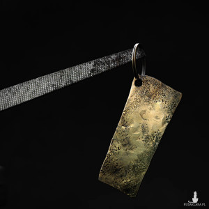 Personalizowany Brelok z Mosiądzu Ręcznie Kuty – Unikat Handmade, Grawer/Inicjały, Prezent | LATEM#001