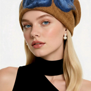 ciepła wełniana czapka