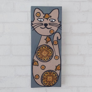 Obraz na desce kot Fido