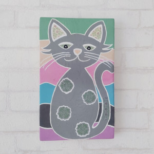 Obraz na desce kot Edi