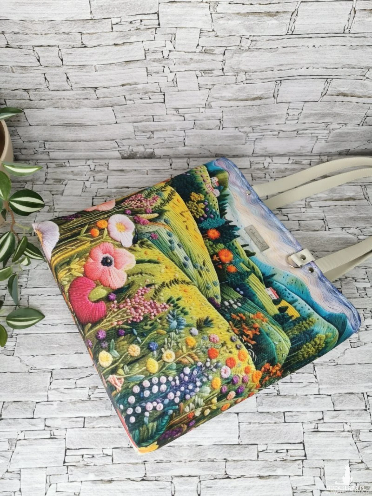 Torebka damska shopperka torebka miejska na ramę - pejzaż 3