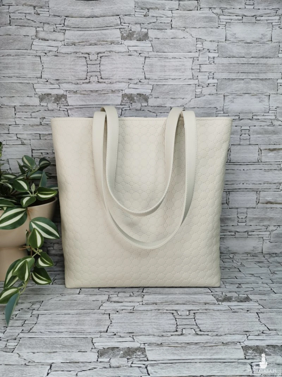 Torebka damska shopperka torebka miejska na ramę - pejzaż 2