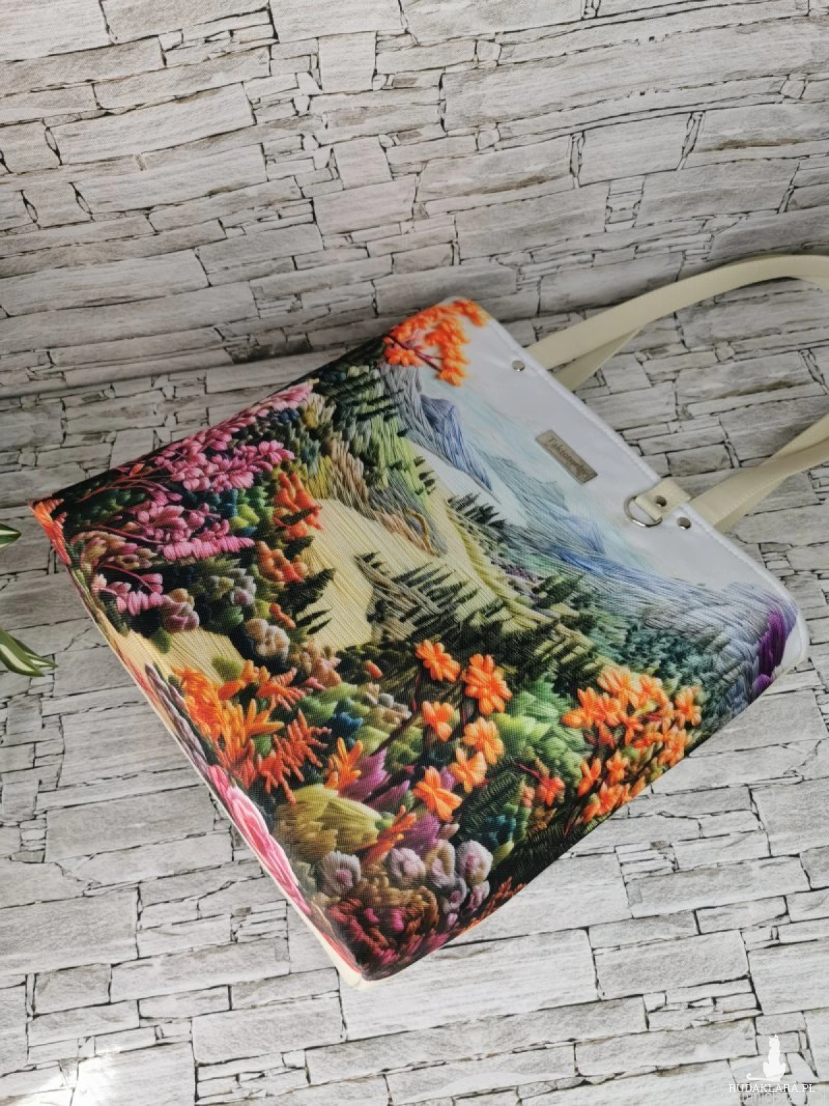 Torebka damska shopperka torebka miejska na ramę - pejzaż 2