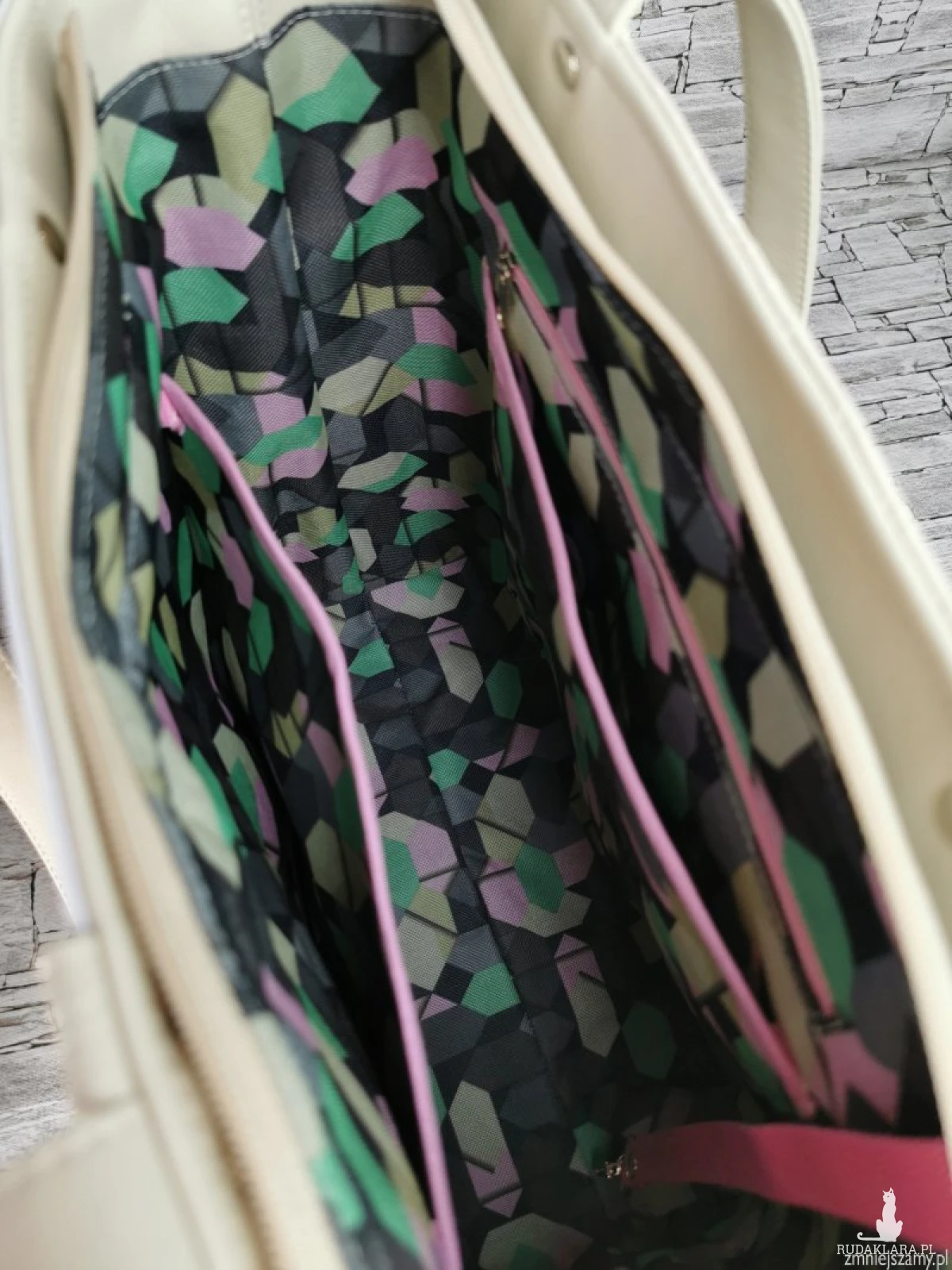 Torebka damska shopperka torebka miejska na ramę - pejzaż 2