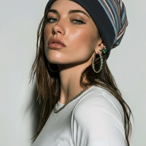 Czapka  damska wiosenna