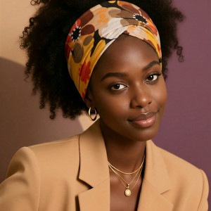 opaska wiosenna dzianinowa