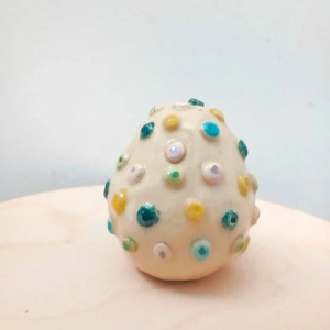pisanka ceramiczna dekoracja Wielkanocne jajko z gliny