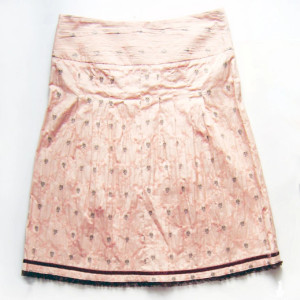 nowa spódniczka do kolan, pudrowa spódnica L, elegancka spódnica 40, boho spódniczka L, pastelowa spódnica rozmiar 40, spódniczka na imprezę