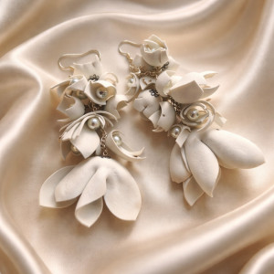 Kolczyki lekkie kwiaty