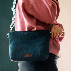 Granatowa kopertówka