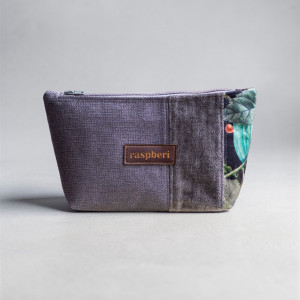 Ciemnoszara kosmetyczka MIDI